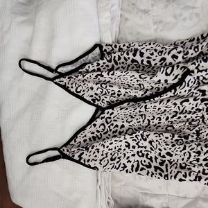 Leopard Print Cotton Jumpsuit